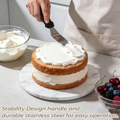 3 PCS Icing Spatulas, Offset Spatula 6/8/10 inch