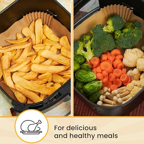 250 pcs Air Fryer Liners, Disposable Airfryer Paper Liners - color: 8" Square