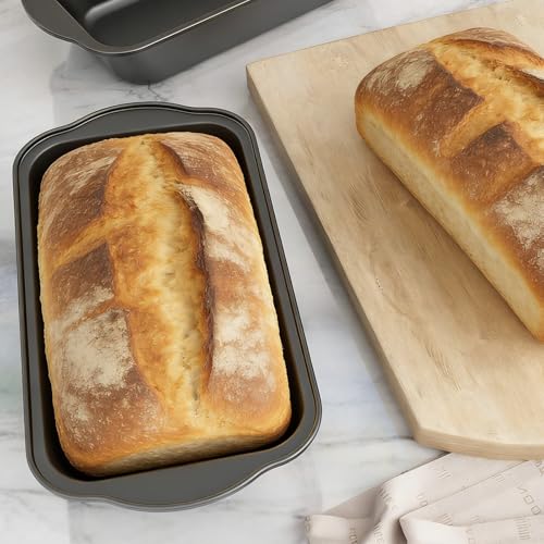QTLCOHD 6 Pack 8" x 4" Loaf Pan for Baking Homemade Bread