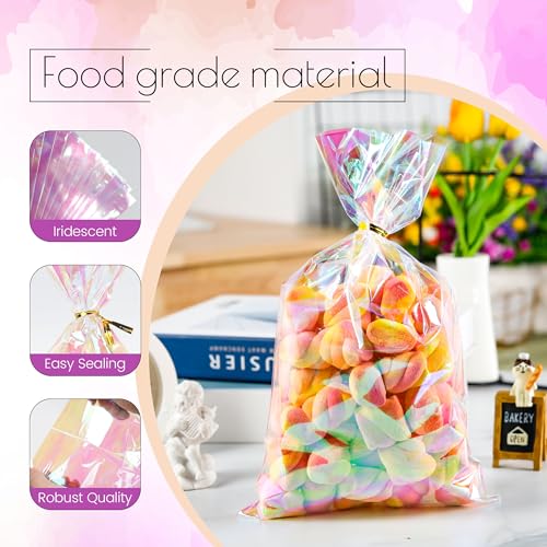 NPLUX Halloween Treat Bags, 100 Pack 6x10 in for Home Bakers - size: 6 x 10 inches