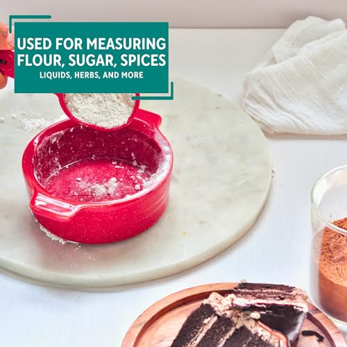 MIRRO 4 Piece Nested Measuring Cups Set, Red - size: 4 Piece