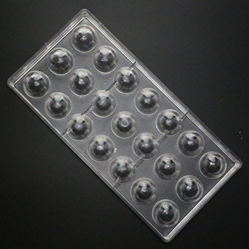 Grainrain polycarbonate chocolate mold polycarbonate chocolate bar mould Bullet Clear Hard Plastic candy pastry tools - Big Size (19322) - color: 8