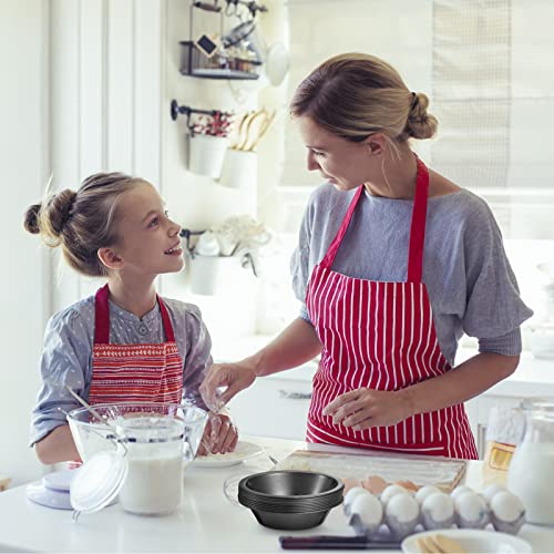 8 Pcs 4 Inch Steel Mini Pie Pans Tins, Black - color: Black, style: 4 Inch