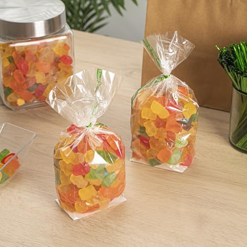 Restaurantware 3 x 2 x 8 In Clear Plastic Gusset Bread Bags, 100 Count - size: 3" x 2" x 8" - Wicker Dispensing