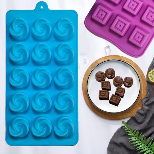 Silicone Gummy Candy Molds - 4Pcs Chocolate Mold, Non-stick and Bpa Free for Jelly, Chocolate, Baking, Wax Melt, Ice Cubes - color: 4pcs Gummy Molds
