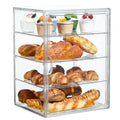 Bread Box for Kitchen Countertop, 4 Layers Pastry Display Case, 1 Pack - size: 4tier 1pcs
