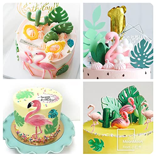 ZiXiang Tropical Leaf Silicone Molds Flamingo Fondant Mold Set Of 4 - color: Style D