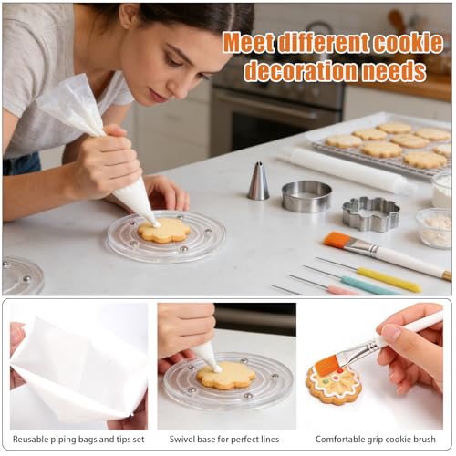 26 Pcs All-In-One Cookie Decorating Supplies Kit, Baking Tools