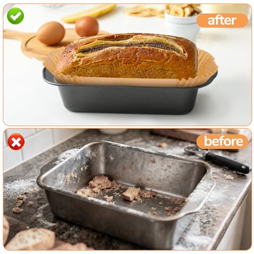 Loaf Pan Liners,2lb Loaf Pan Liners for Baking Bread 9x5, Loaf Pans Parchment Liners,150pcs Non-Stick Parchment Paper for Loaf Pans,Loaf Liners for Baking,Inner Dimensions are 7.5 x 3.5 inches - size: 9x5 Inch-150pcs