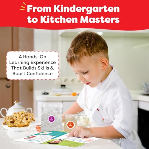 Baketivity Pretzel Kids Baking Kit with Hat & Apron - color: Pretzels