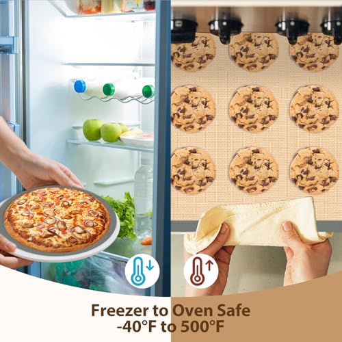 Koolstuffs Silicone Baking Mat Set of 4, Nonstick and Reusable - color: Gray, size: 4 Sheets