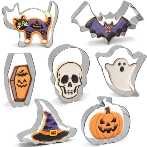 Halloween Cookie Cutters 3 Inch Set of 7