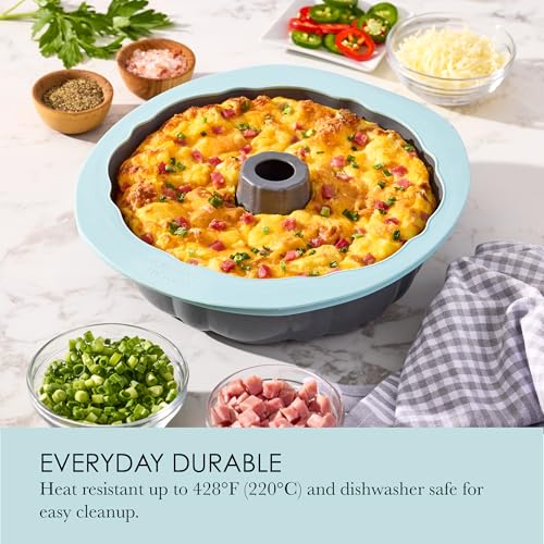 Chicago Metallic Silicone Fluted Cake Pan - 10 Inch - style: Fluted Cake Pan