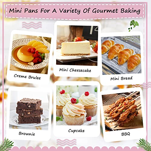 LNYZQUS Mini Loaf Pans with Lids 100 Pack, 6.8oz Rectangle Cake Tins - color: Pink, size: 6.8 oz
