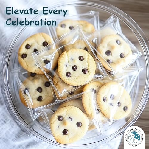 CaliPack 4" X 6" (200 Pack) Cellophane Bags w/Adhesive Self Adhesive, Resealable, Clear Gift Wrap Cellophane Bags Cookies, Treats, Sweets, Candy, Bakery, Art Prints, Photos, Envelopes - color: 4" X 6" (200 Pack)