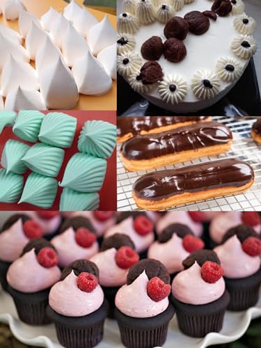 Extra Large Piping Bags and Tips Set, 24 Pcs for Mashed Potatoes & Churros