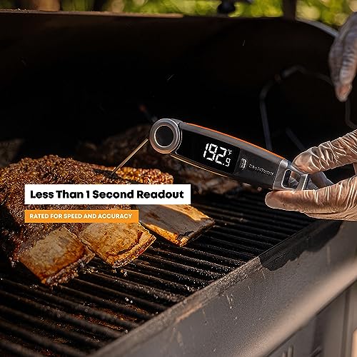 Finaltouch X10 Instant Read Digital Meat Thermometer NSF Certified - color: Tangerine Tart