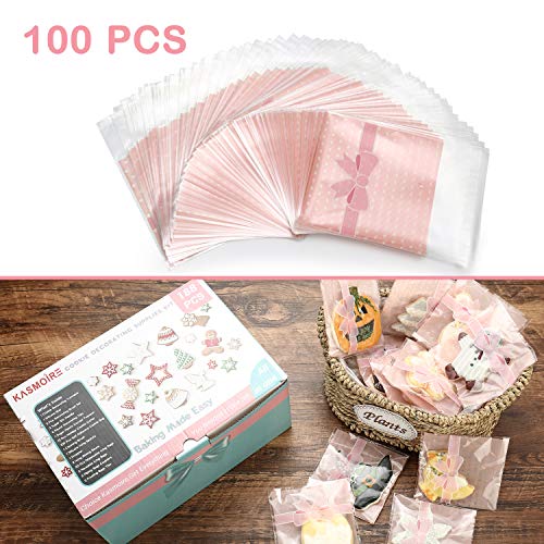 Kasmoire 188pcs Cookie Decorating Kit for Beginners and Decorator