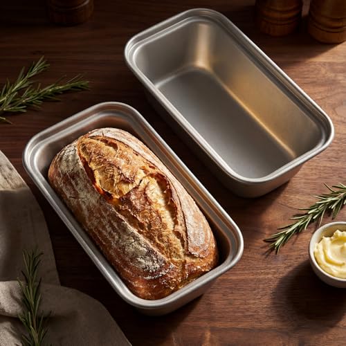 Uiifan 12 Pack Mini Loaf Pans, 6.1 x 3.3 x 2.1 in, Silver - color: Silver, size: 6*3.3*2inch