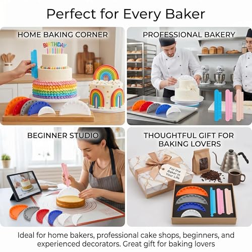 9Pcs –Cake Arch Guide, PLA Cake Swag Marker for 4-8 Inch Cakes