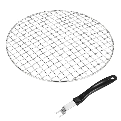M METERXITY 1-Set Cooling Racks 9.4" Round 201 Stainless Steel, Silver - size: 9.4 Inch