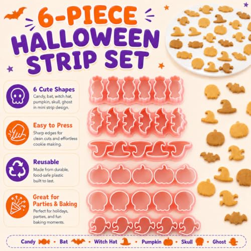 Mini Halloween Cookie Cutter Set