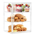 Bread Box for Kitchen Countertop,3 Layers Pastry Display Case, 1 Pack - size: 3tier 1pcs