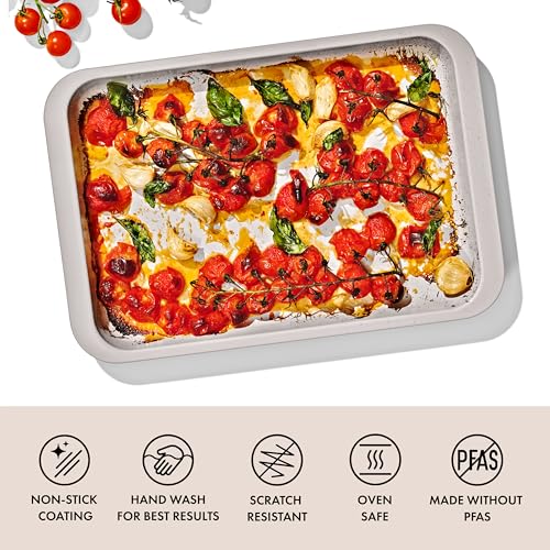 OXO Good Grips Non-Stick Pro Ceramic Coated Metal Bakeware Quarter Sheet - color: Tan, size: Quarter Sheet Pan
