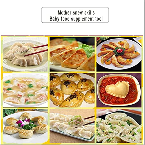 Ravioli Cutter Stamps with Roller Wheel Round Mold with Wooden Handle and Fluted Edge Pasta Press Pasta Cutter for Home and Kitchen Use- 1.3" Diameter - color: Ravioli Cutter