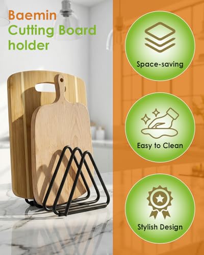 2 Pcs Cutting Board Holder, Heavy Duty Triangle Metal