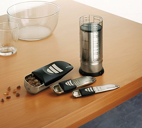 KitchenArt Baker’s Pro Adjust-A-Measure Set, 4-Piece, Satin - size: 4-Piece Set