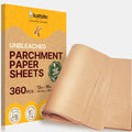 Katbite 12x16 Inch Parchment Paper Sheets 360PCS, Unbleached Non-Stick - size: 12x16 Inch 360 Pcs