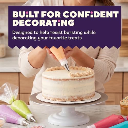 Wilton Easy-Grab Disposable Decorating Bags, 16 in., 100-Count - size: 16 inch (100 PC)