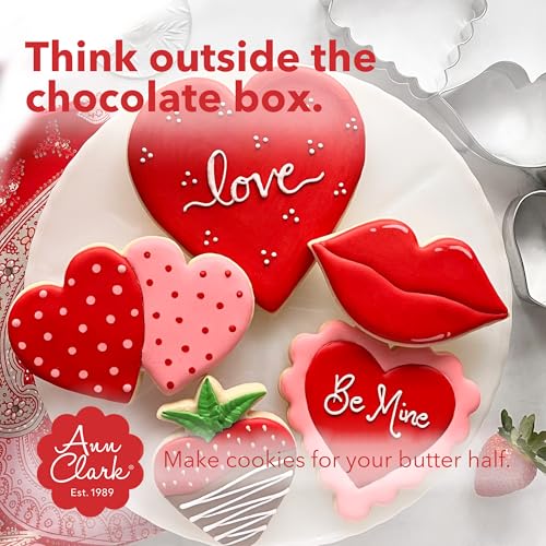 Ann Clark Heart Cookie Cutters Set of 4, Made in USA - style: Heart Set, 4-Pc