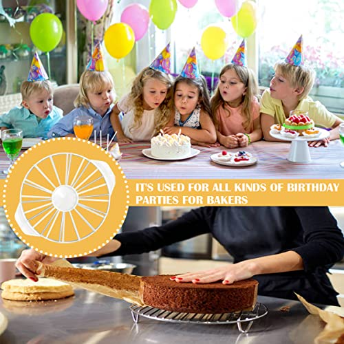 Round Cake Portion Marker,14 or 16 Piece Cake Slice Cutter Divider