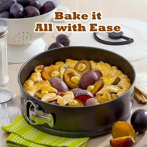 7, 9, 11 Inches Springform Pan Set, Non-Stick Round Spring Form With Removable Bottom, Spring Form Pans For Cheesecake, Cake Mold Cheesecake Pan For Baking