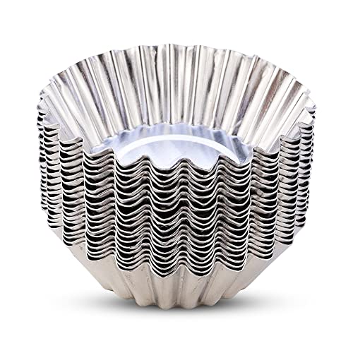 20 Pcs Aluminum Foil Tart Pans, Mini Pie Tins for Baking & Desserts