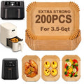 Air Fryer Liners for Ninja Dual Airfryer, Rectangle Air Fryer Liners - size: 8.3x5.3"Rectangle