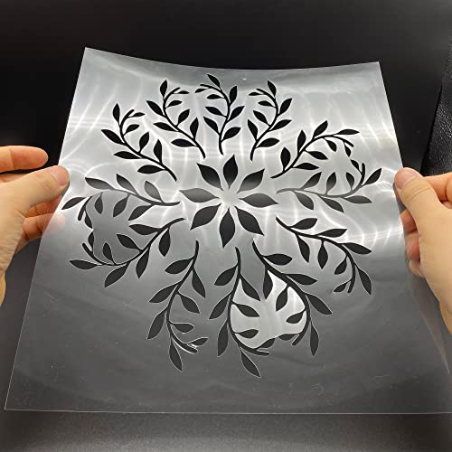 7 Mil Blank Mylar Stencil Sheet (10Pcs),12 x 12 Inch Clear Plastic Sheets, Acetate Sheets for Crafts, Plastic Sheets for Cutting Machine, PET Stencil Material - size: 7mil, 12" x 12”, 10 Pack