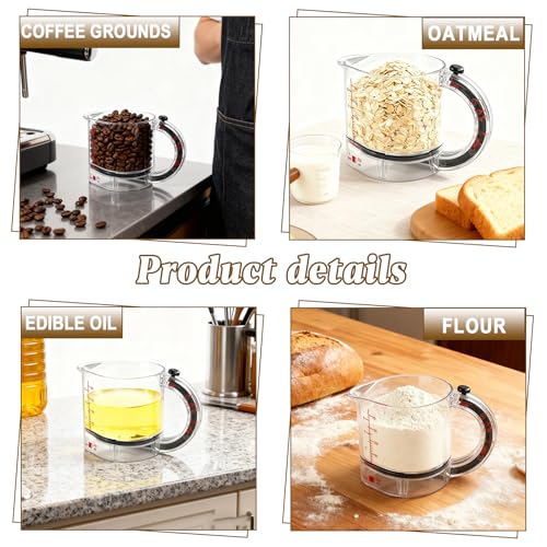 4-in-1 Adjustable Measuring Cup for Liquid & Dry