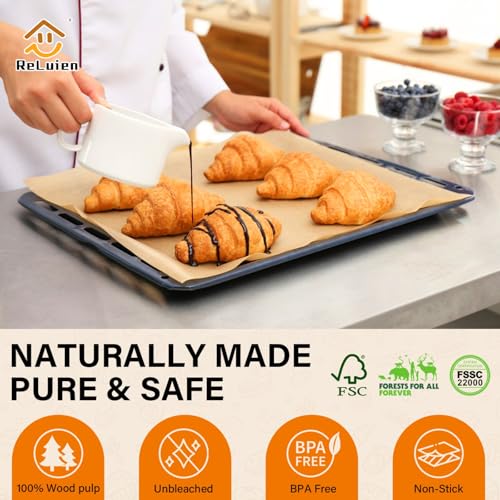 100PCS Parchment Paper Sheets, 9x13 Inches