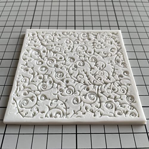 square sugar edible vine lace mold cake silicone Embossing Mat