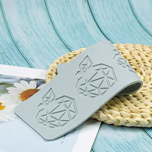 TUKE 3D Hollow Lace Fondant Molds Fruits Leaf Shape Lace Mat Party Cake Decoration Tool Cupcake Mat Silicone Molds for Polymer Clay Chocolate Baking Gummy Mould (Apple_9.4x2.88x0.08inch_H) - size: Apple_9.4x2.88x0.08inch_H