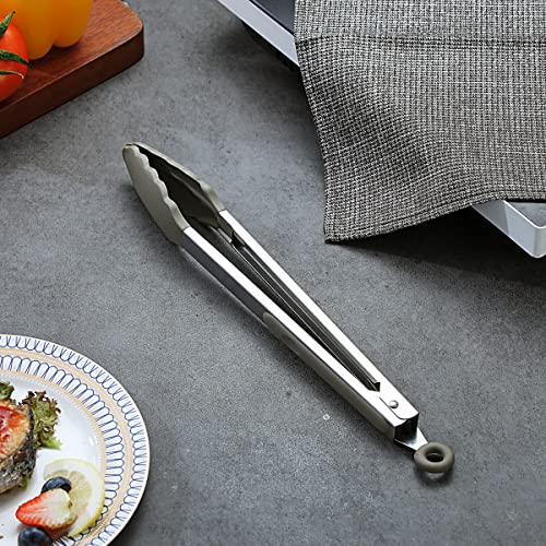 Berglander Cooking Tongs Heavy Duty Food Tongs For Cooking With Silicone Tips, Kitchen Tongs, Grill Tongs, Dishwasher Safe, Easy to Clean - style: i. Cooking Tong