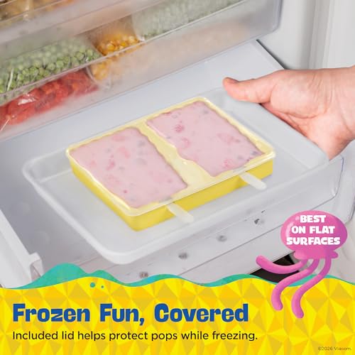 Nickelodeon SpongeBob Silicone Popsicle Molds with Sticks, 2-Cavity - color: SpongeBob