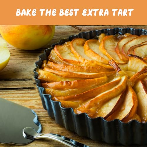 RICHSC-PAN Deep Tart Pan, 9.5 x 2.2 Inches Non-Stick Tall Tart Pan. - size: 9.5*2.2Inch