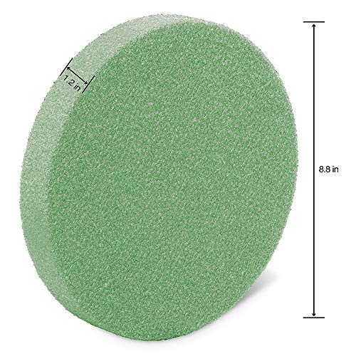 FloraCraft FloraFōM Disc 1.2 Inch x 8.8 Inch Green - size: 1.2" x 8.8", style: STYRO DISCS