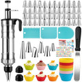 Dessert Decorating Syringe Set with Icing Piping Bags and Tips Set