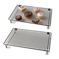 2-Pack Cooling Racks for Cooking and Baking, Wire Cookie Cooling Rack for Baking, Non-Stick Cookie Racks Cooling