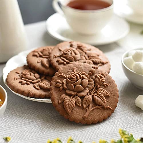 Carved Wooden Gingerbread Cookie Mold,3D Wooden Baking Mold Cookie Biscuit Press Stamp Molds,Cookie Cutter,Cookie Stamp,DIY Biscuit Stamp Mould for Halloween Thanksgiving Christmas(Pumpkin） - color: Pumpkin